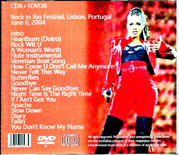Alicia Keys/Portugal 2004 S&V - Image 2