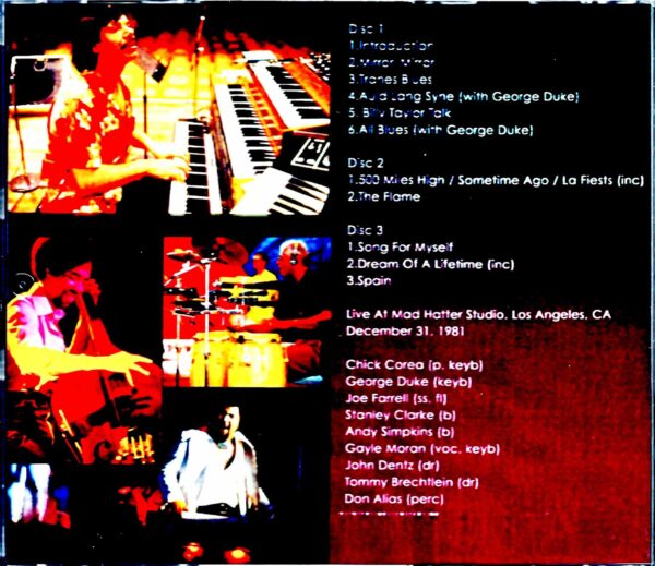 Chick Corea,George Duke,Stanley Clarke/CA,USA 1981 - Image 2