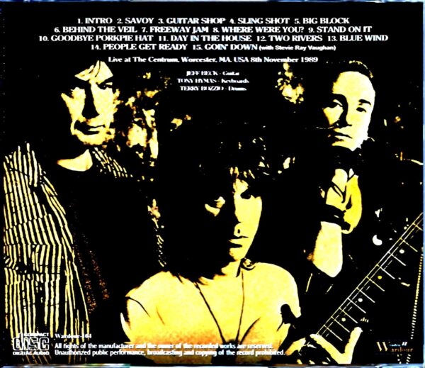 Jeff Beck/MA, USA 1989 - Image 2