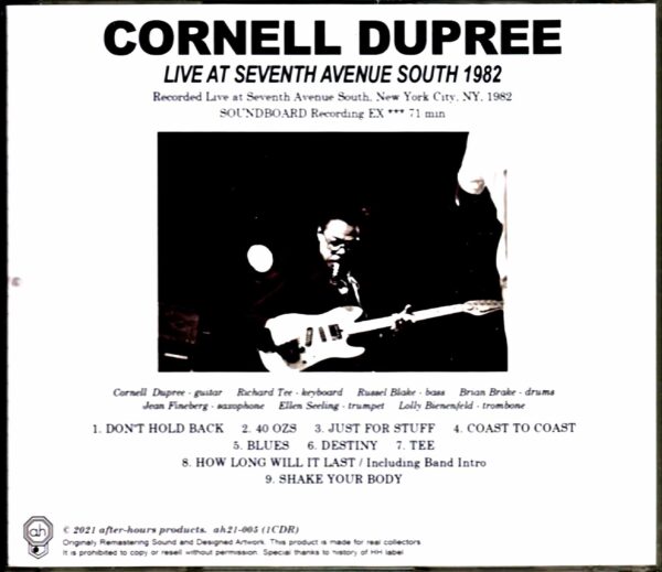 Cornell Dupree,Richard Tee/NY,USA 1982 - Image 2