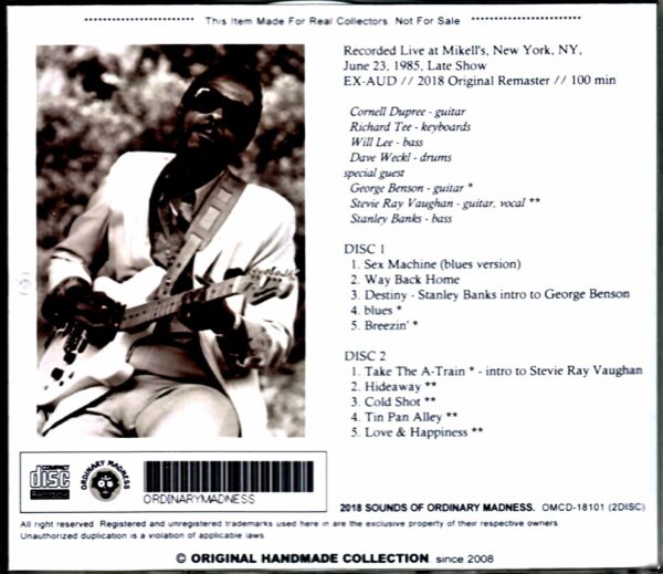 Cornell Dupree,Richard Tee/NY,USA 1985 Late Show - Image 2