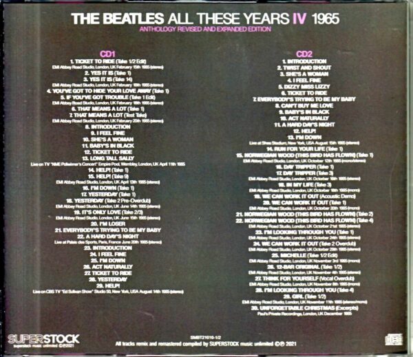 Beatles/Anthology Revised and Expanded Edition 1965 - Image 2
