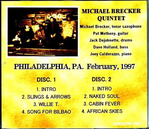 Michael Brecker Quintet, Oat Metheny/PA, USA 1997 - Image 2