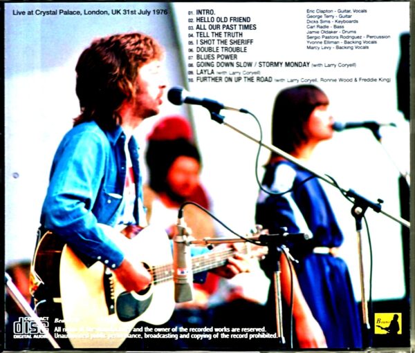 Eric Clapton/London,UK 1976 Upgrade - Image 2