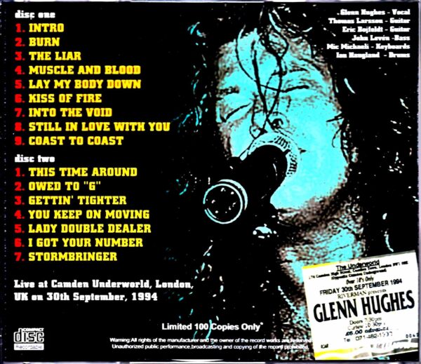 Glenn Hughes/London,UK 1994 - Image 2