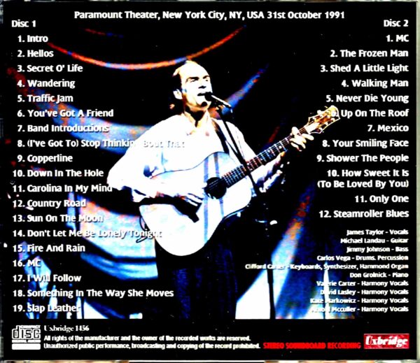 James Taylor/NY, USA 1991 - Image 2