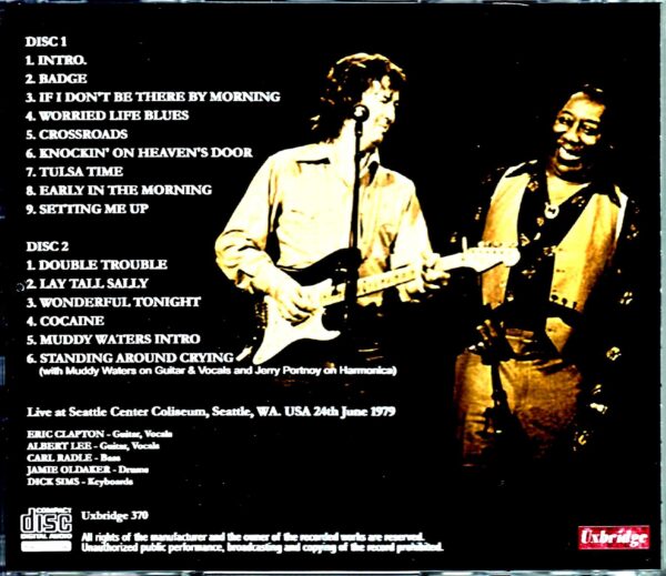 Eric Clapton/WA, USA 1979 Complete - Image 2
