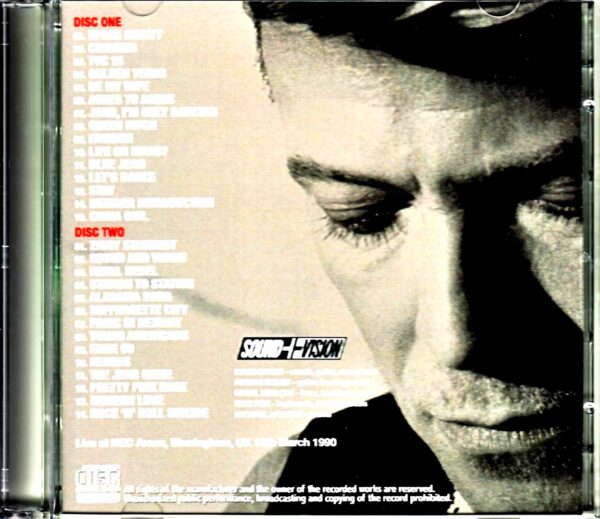 David Bowie/UK 3.19.1990 - Image 2