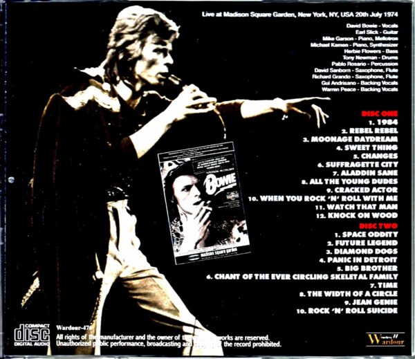 David Bowie/NY,USA 7.20.1974 New Source - Image 2