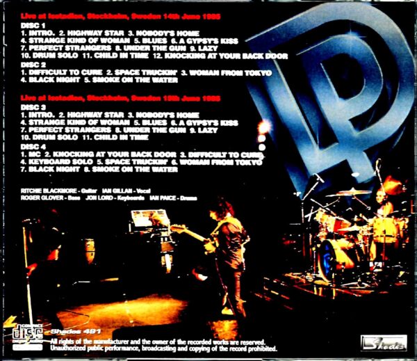 Deep Purple/Sweden 1985 2Days - Image 2
