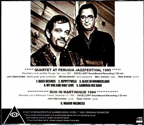 John Abercrombie John Abercrombie/Italy 1985 & more - Image 2