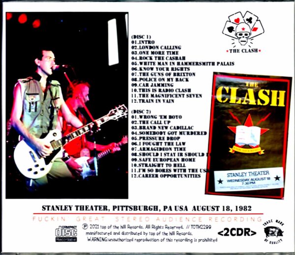 Clash/PA, USA 1982 Complete - Image 2