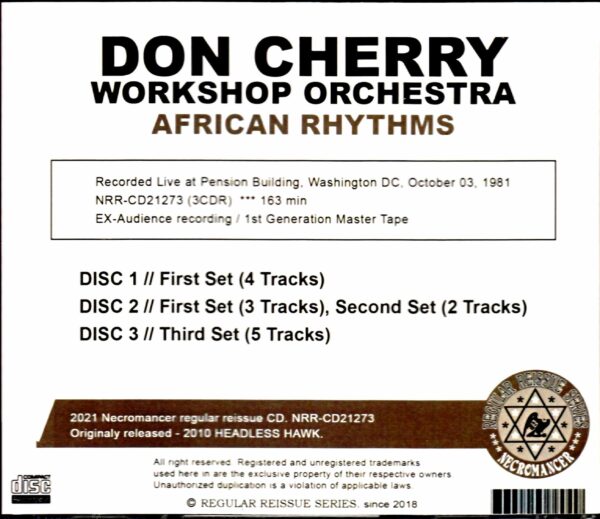 Don Cherry Workshop Orchestra/WA, USA 1981 - Image 2