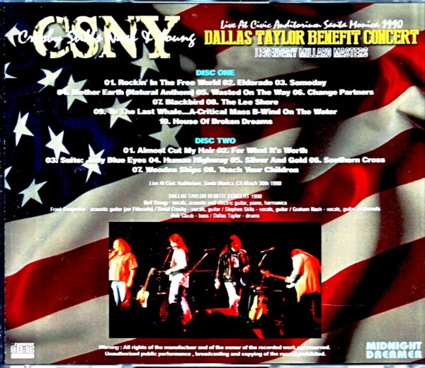 CSN & Y Crosby,Stills,Nash & Young/CA,USA 1990 - Image 2
