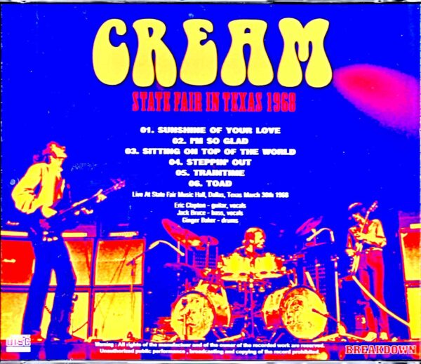 Cream/TX, USA 1968 - Image 2