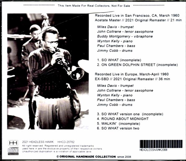 Miles Davis,John Coltrane/CA,USA 1960 & more - Image 2