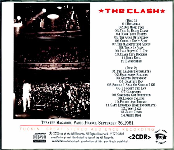 Clash/France 9.26.1981 - Image 2