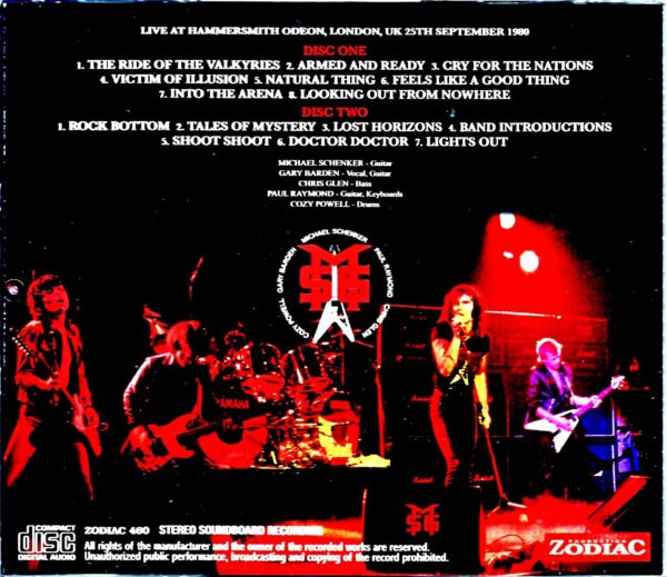 Michael Schenker Group/London,UK 1980 - Image 2