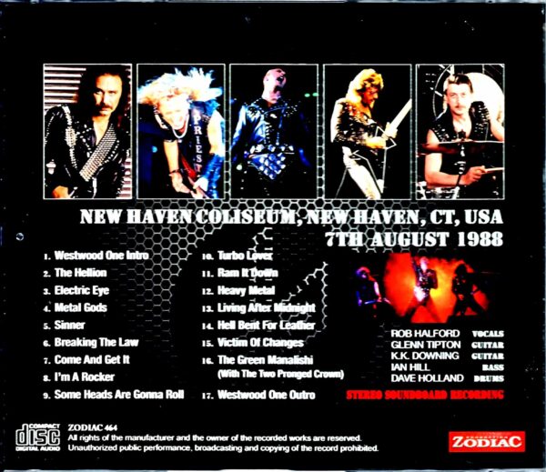 Judas Priest/CT,USA 1988 Upgrade - Image 2