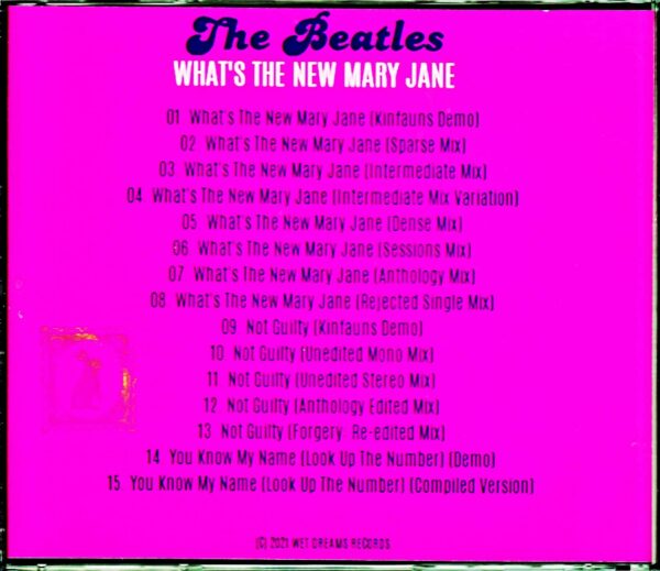 Beatles/What's the New Mary Jane Recording Sessions - Image 2