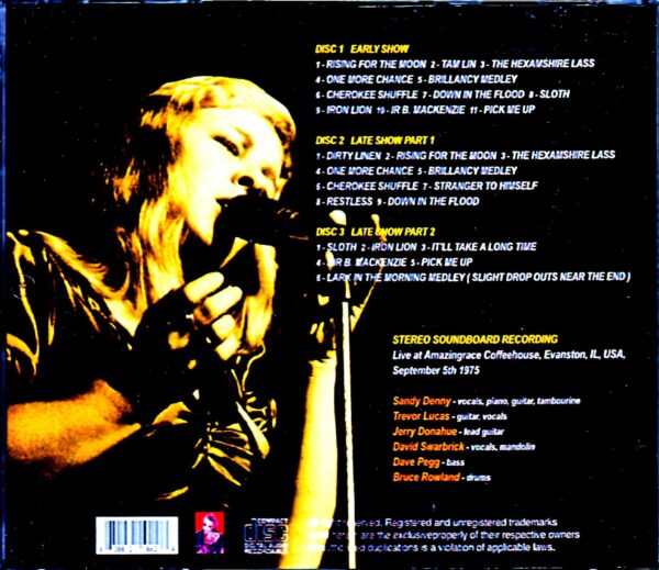Fairport Convention/IL,USA 1975 2Shows - Image 2
