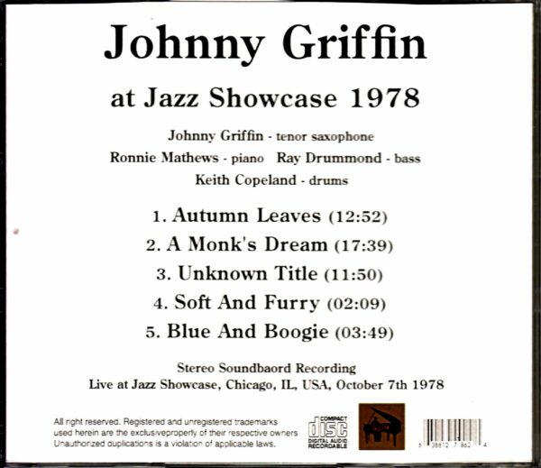 Johnny Griffin/IL, USA 1978 - Image 2