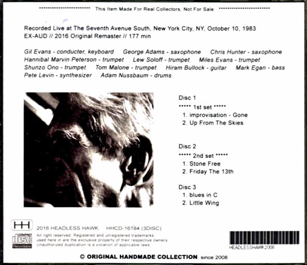 Gil Evans Orchestra/NY,USA 10.10.1983 Complete - Image 2
