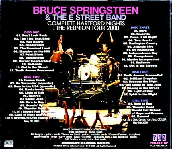 Bruce Springsteen & the E Street Band/CT,USA 2000 2Days Complete - Image 2