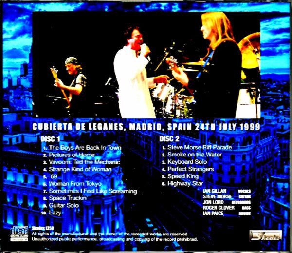 Deep Purple/Spain 1999 - Image 2
