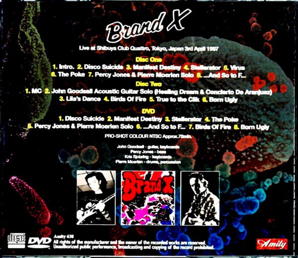 Brand X/Tokyo,Japan 4.3.1997 S & V - Image 2