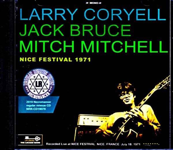 Larry Coryell, Jack Bruce, Mitch Mitchell/France 1971