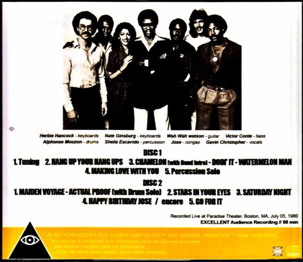 Herbie Hancock Monster Band/MA,USA 1980 - Image 2