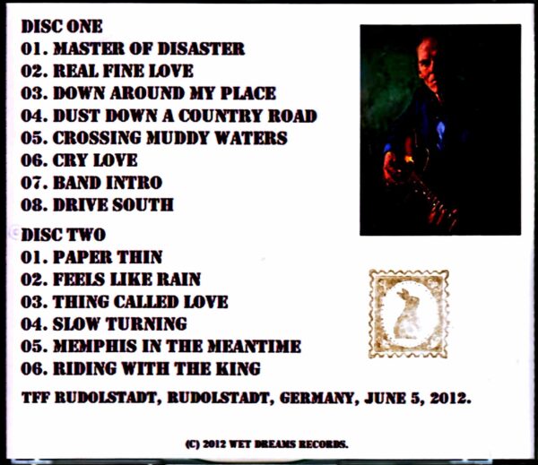 John Hiatt & the Combo/Germany 2012 Complete - Image 2