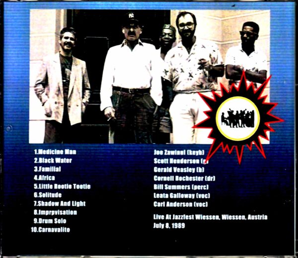 Joe Zawinul Syndicate Scott Henderson/Germany 1989 - Image 2