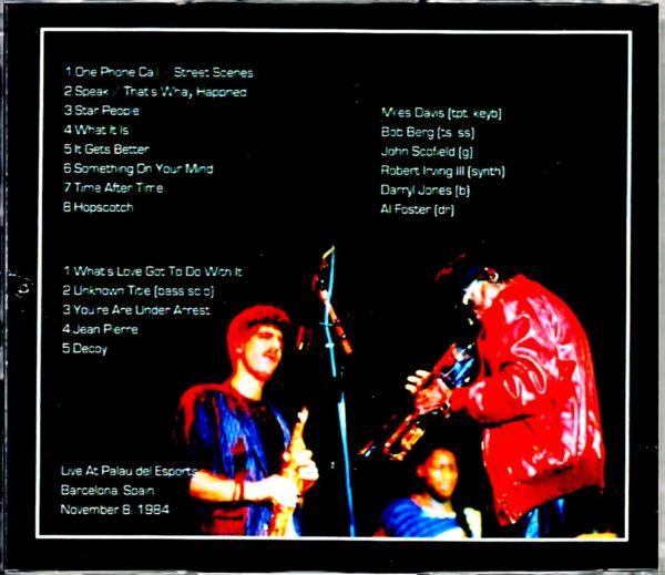Miles Davis,John Scofield,Bob Berg/Spain 1984 Upgrade - Image 2