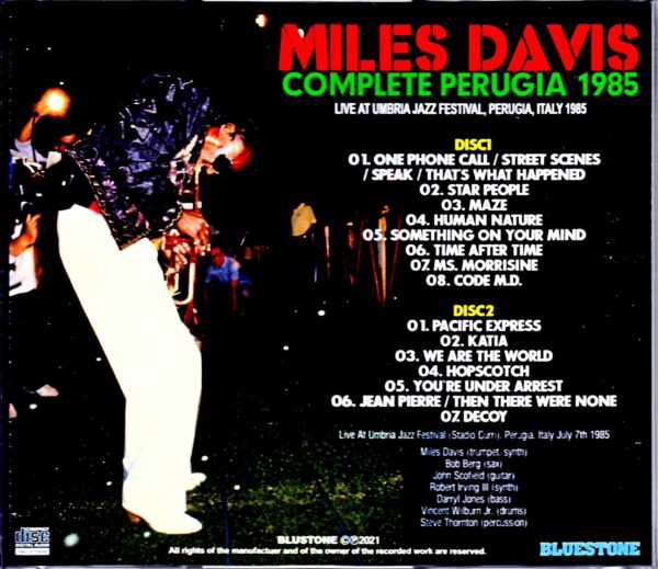 Miles Davis/Italy 1985 Complete - Image 2