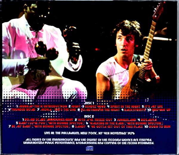 Bruce Springsteen & the E Street Band/NY,USA 11.4.1976 Upgrade - Image 2