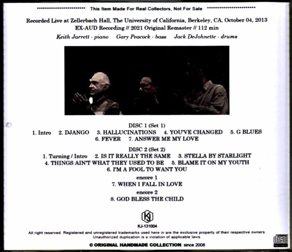 Keith Jarrett Trio/CA,USA 2013 - Image 2