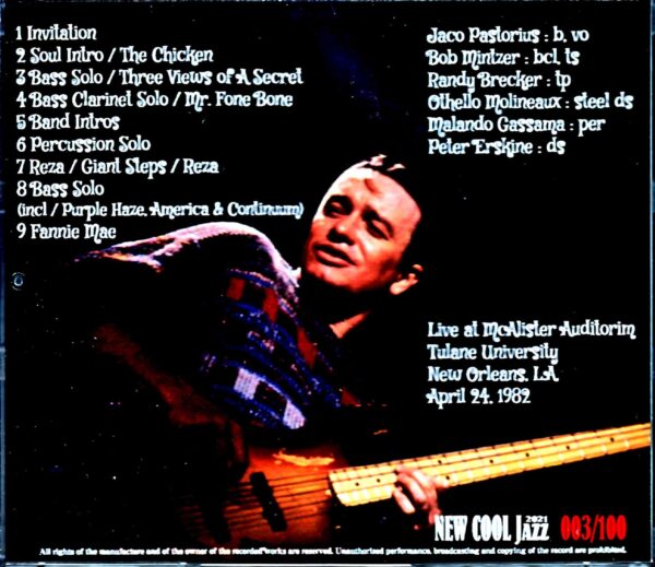 Jaco Pastorius and Word of Mouth,Randy Brecker/LA,USA 1982 - Image 2