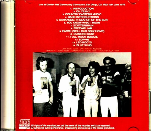 Jeff Beck Jan Hammer Group/CA,USA 6.13.1976 Complete - Image 2