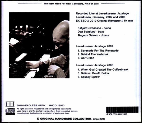 Esbjoern Svensson Trio/Germany 2002 & 2005 - Image 2