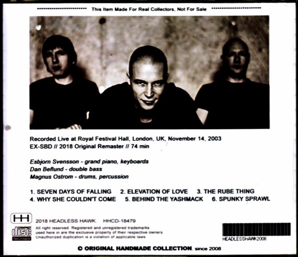 Esbjoern Svensson Trio/London,UK 2003 - Image 2