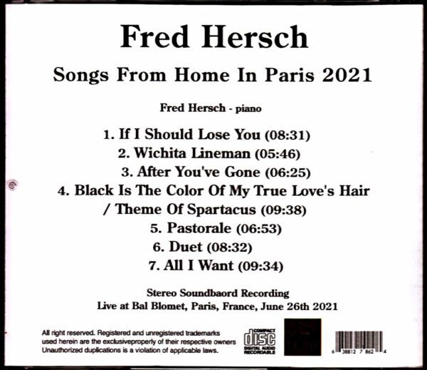 Fred Hersch/France 2021 - Image 2