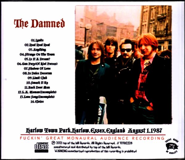 Damned/England, UK 1987 - Image 2