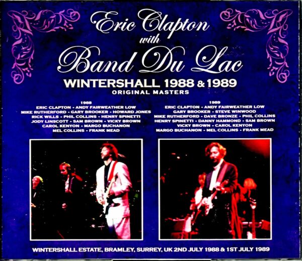 Eric Clapton/England,UK 1988 & 1989