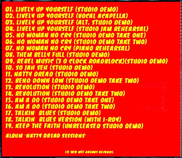 Bob Marley & the Wailers/Natty Dread Sessions - Image 2