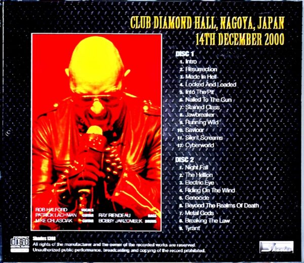 Halford ex. Judas Priest/Aichi,Japan 2000 - Image 2