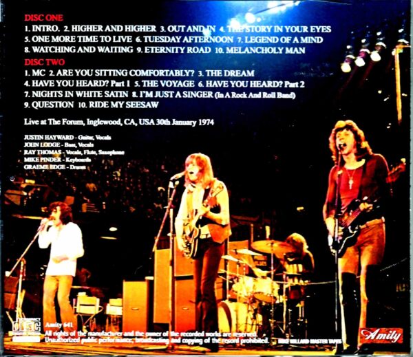 Moody Blues/CA,USA 1.30.1974 Mike Millard Master Tapes - Image 2