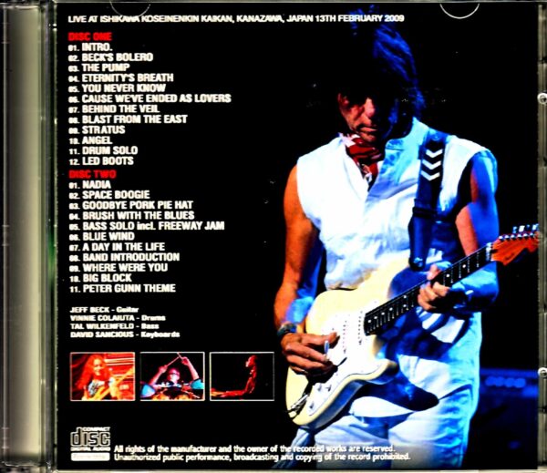 Jeff Beck/Ishikawa,Japan 2009 Complete - Image 2