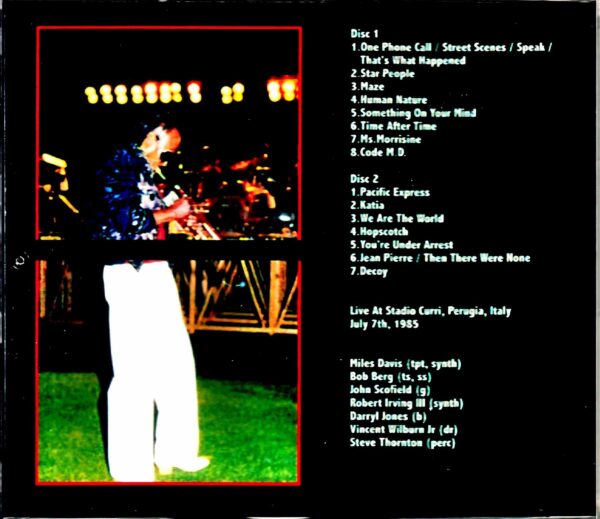 Miles Davis Bob Berg,John Scofield/Italy 1985 Complete Upgrade - Image 2